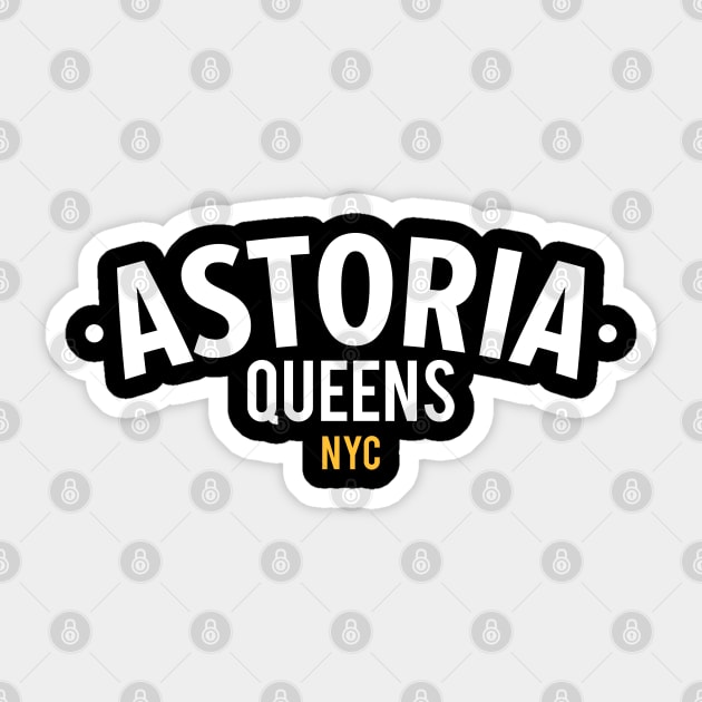 New York Queens - Queens Astoria - Queens logo Sticker by Boogosh